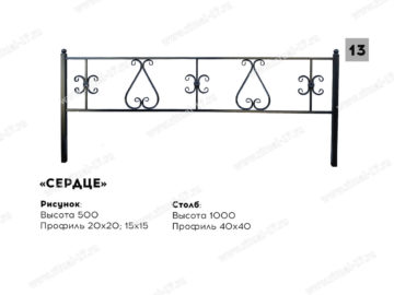 Ограда кладбищенская 